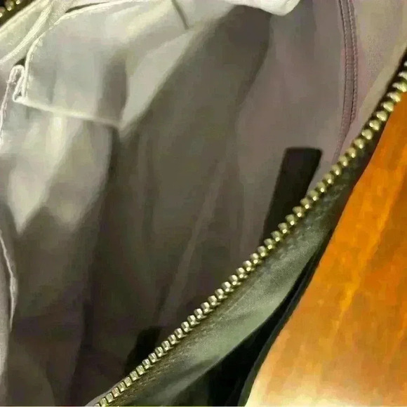 Coach Hampton Mini Hobo Bag with Lilac trim and Striped Strap - Picture 8 of 10